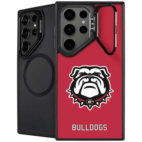 University of Georgia Bulldogs Logo Galaxy S25 Ultra Kickstand Case